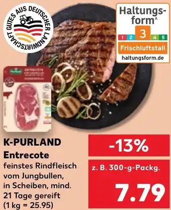 Kaufland K-PURLAND Entrecote Angebot