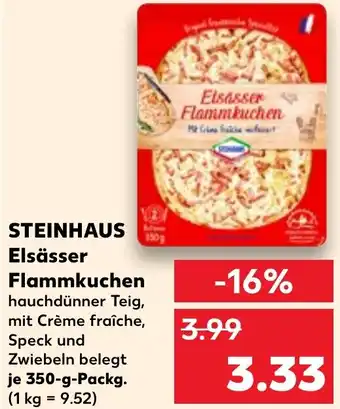 Kaufland STEINHAUS Elsässer Flammkuchen Angebot