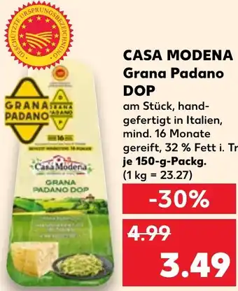 Kaufland CASA MODENA Grana Padano DOP Angebot