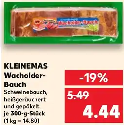 Kaufland KLEINEMAS Wacholder Bauch Angebot