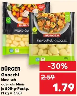 Kaufland BÜRGER Gnocchi Angebot
