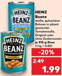 Kaufland HEINZ Beanz Angebot