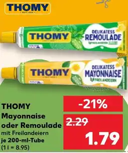 Kaufland THOMY Mayonnaise oder Remoulade Angebot