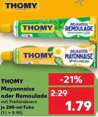 Kaufland THOMY Mayonnaise oder Remoulade Angebot