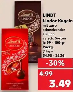 Kaufland LINDT Lindor Kugeln Angebot