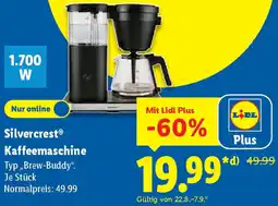 Lidl Silvercrest Kaffeemaschine Angebot