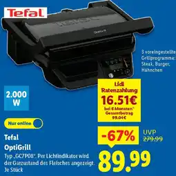 Lidl Tefal OptiGrill Angebot