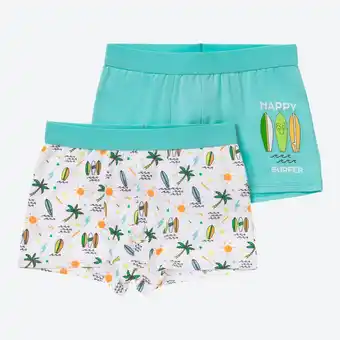NKD Kinder-Jungen-Retroshorts mit Print, 2er-Pack Angebot