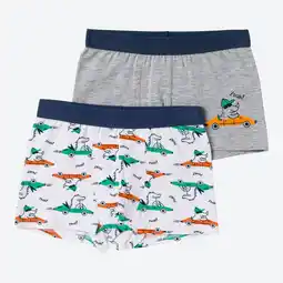 NKD Kinder-Jungen-Retroshorts mit Tier-Aufdruck, 2er-Pack Angebot