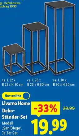Lidl Livarno Home Deko Ständer-Set Angebot