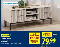 Lidl Livarno Home Lowboard Angebot
