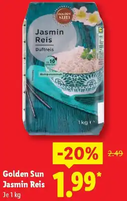 Lidl Golden Sun Jasmin Reis Angebot
