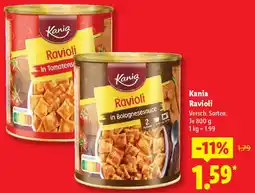 Lidl Kania Ravioli Angebot