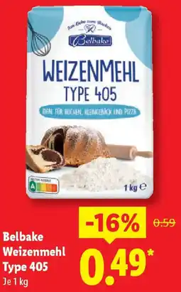 Lidl Belbake Weizenmehl Type 405 Angebot