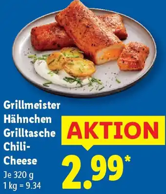 Lidl Grillmeister Hähnchen Grilltasche Chili Cheese Angebot