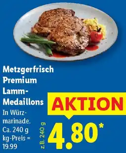 Lidl Metzgerfrisch Premium Lamm Medaillons Angebot