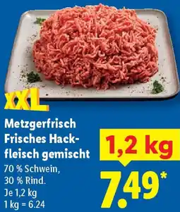 Lidl Metzgerfrisch Frisches Hackfleisch gemischt Angebot