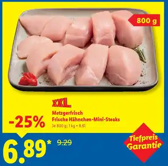 Lidl Metzgerfrisch Frische Hähnchen-Mini-Steaks Angebot