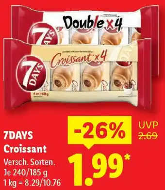Lidl 7DAYS Croissant Angebot