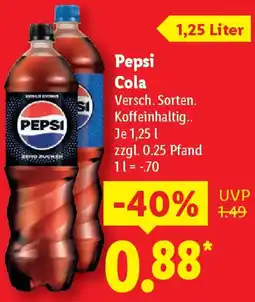 Lidl Pepsi Cola Angebot