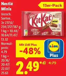 Lidl Nestlé Minis Angebot
