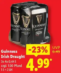 Lidl Guinness Irish Draught Angebot
