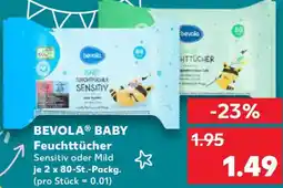 Kaufland BEVOLA BABY Feuchttücher Angebot