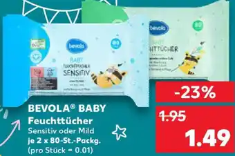 Kaufland BEVOLA BABY Feuchttücher Angebot