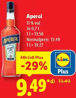 Lidl Aperol Angebot