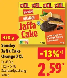 Lidl Sondey Jaffa Cake Orange XXL Angebot