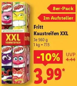 Lidl Fritt Kaustreifen XXL Angebot