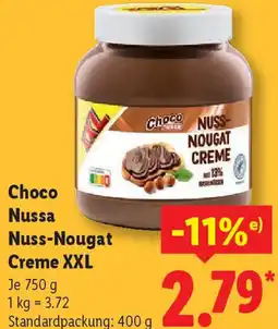 Lidl Choco Nussa Nuss-Nougat Creme XXL Angebot
