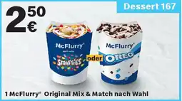 McDonald’s 1 McFlurry Original Mix & Match nach Wahl Angebot