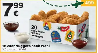 McDonald’s 1x 20er Nuggets nach Wahl Angebot