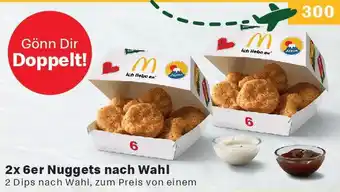 McDonald’s 2x 6er Nuggets nach Wahl Angebot
