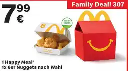 McDonald’s 1 Happy Meal 1x 6er Nuggets nach Wahl Angebot