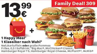 McDonald’s 1 Happy Meal 1 Klassiker nach Wahl Angebot