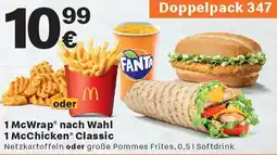 McDonald’s 1 McWrap nach Wahl 1 McChicken Classic Angebot