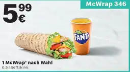 McDonald’s 1 McWrap nach Wahl Angebot