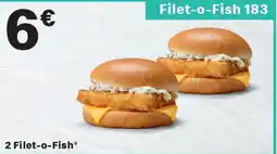 McDonald’s 2 Filet-O-Fish Angebot