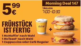 McDonald’s FRÜHSTÜCK IST FERTIG Angebot