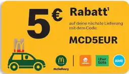 McDonald’s 5€ Rabatt Angebot