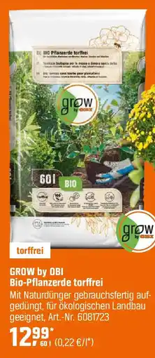 OBI GROW by OBI Bio-Pflanzerde torffrei Angebot