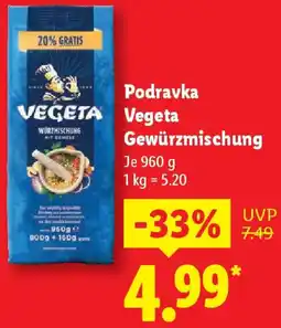 Lidl Podravka Vegeta Gewürzmischung Angebot