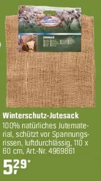 OBI Winterschutz-Jutesack Angebot