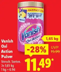 Lidl Vanish Oxi Action Pulver Angebot