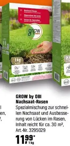 OBI GROW by OBI Nachsaat-Rasen Angebot