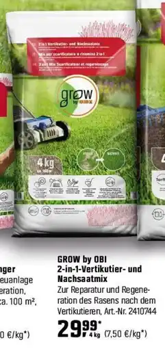 OBI GROW by OBI 2-in-1-Vertikutier- und Nachsaatmix Angebot