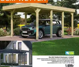 OBI Skan Holz Flachdach-Einzelcarport,,Friesland" Angebot