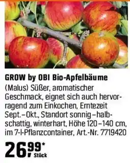 OBI GROW by OBI Bio-Apfelbäume (Malus) Angebot